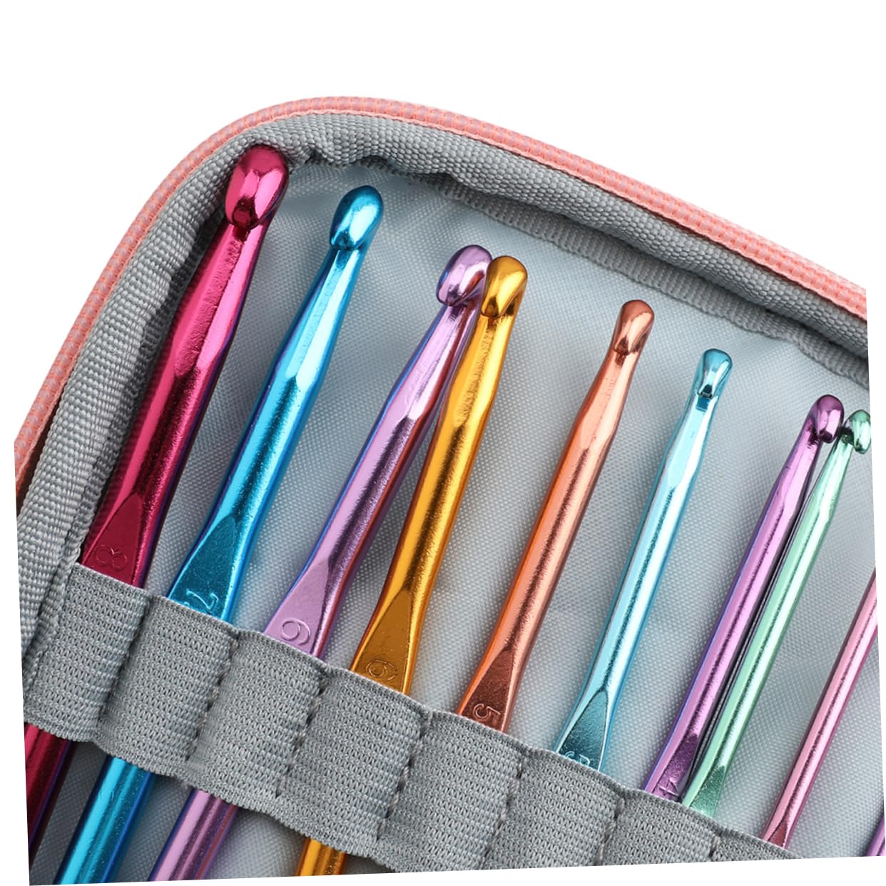 Angoily 1 Juego Kit Completo de Herramientas de Tejer Crochet y Bolsa de Almacenamiento Accesorios para Tejer Suéteres y Bufandas para Principiantes y Amantes del Crochet