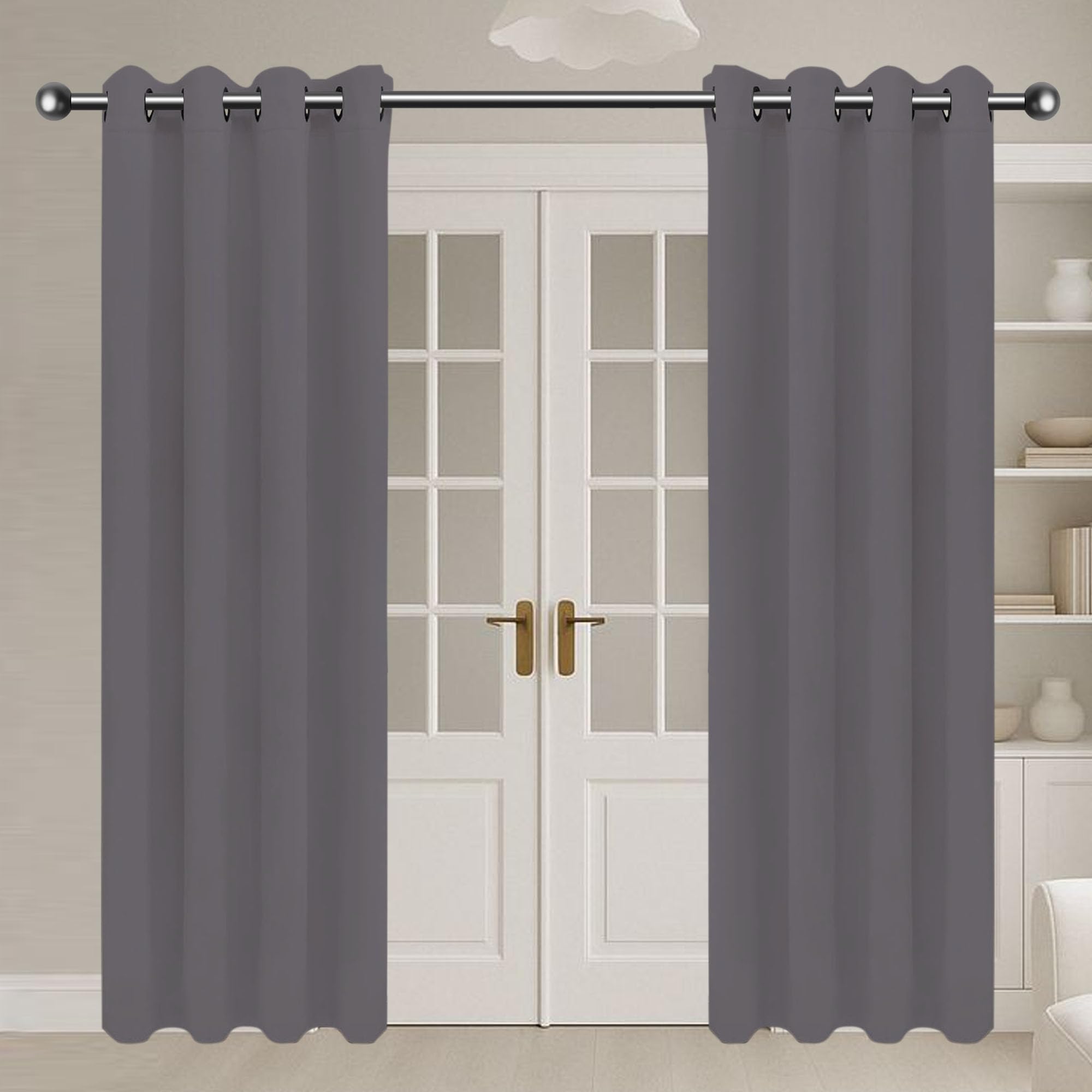 Tenture opaque anti UV isolation lumière pour grands vitrages