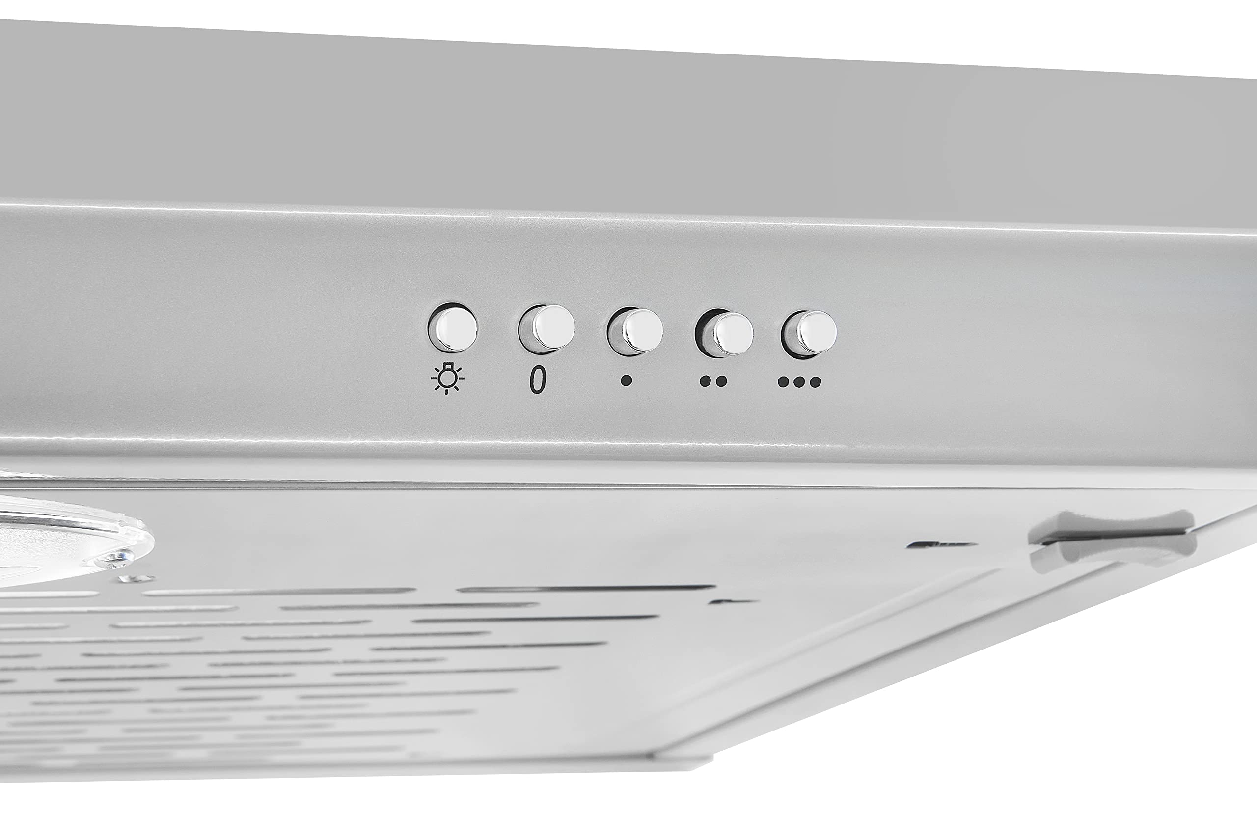 Exquisit® Campana Extractora Cocina, 60Cm, Capacidad de Extracción máx 136 [M³/h], Material Acero Inox, Consumo 45 kWh/año, 4 Teclas de Función, 3 Niveles de Potencia, Rumorosidad 55 dB(A). | 3 niveles de potencia, iluminación LED eficiente, filtros metál