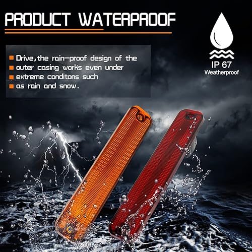 Miniatura 3 de Lentes con Efecto Ahumado Compatibles con Kit de Lámparas Compatibles con Ford E100 E150 E250 E350 F100 F150 F250 F350 F350 F500 1973-1991 4 piezas