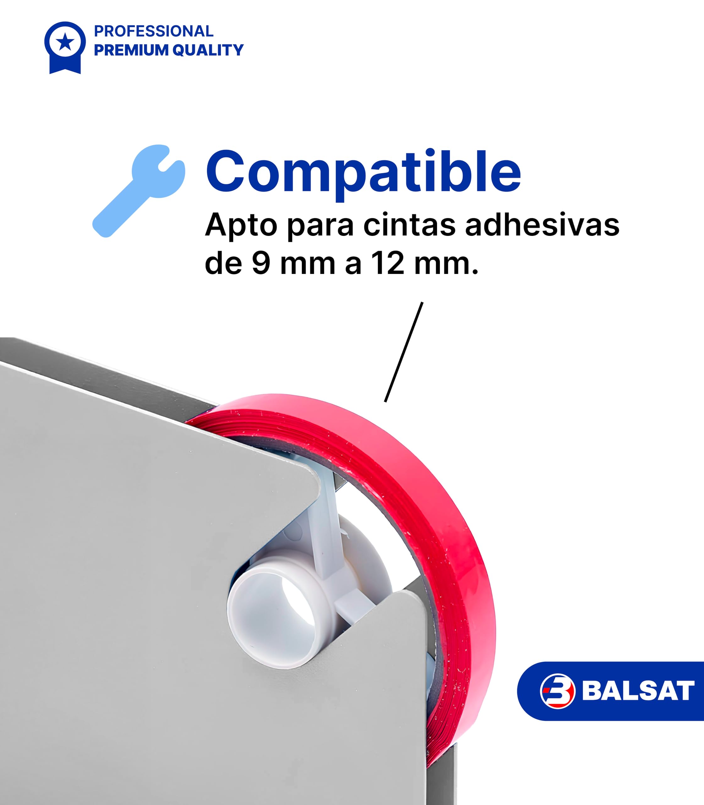 Balsat - Sacchetti sigillanti in acciaio inox + 6 rotoli rossi
