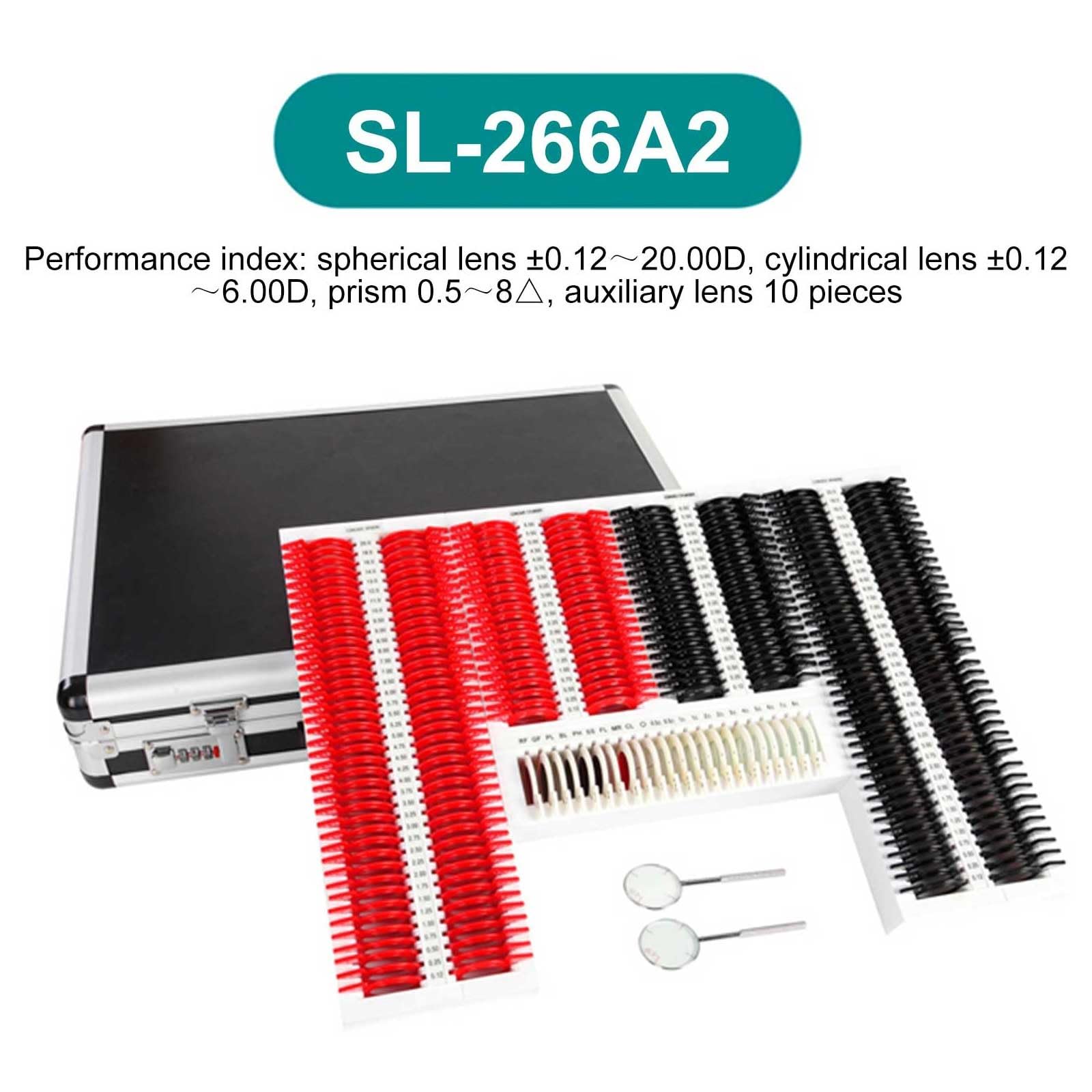Amazon.com: RTTZBOZ 266 Pcs Optical Trial Lens Set Kit Plastic Rim