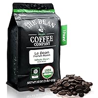 Vista 17 de The Bean Organic Coffee Company Premium Espresso, tostado oscuro, café en grano entero, bolsa de 16 onzas