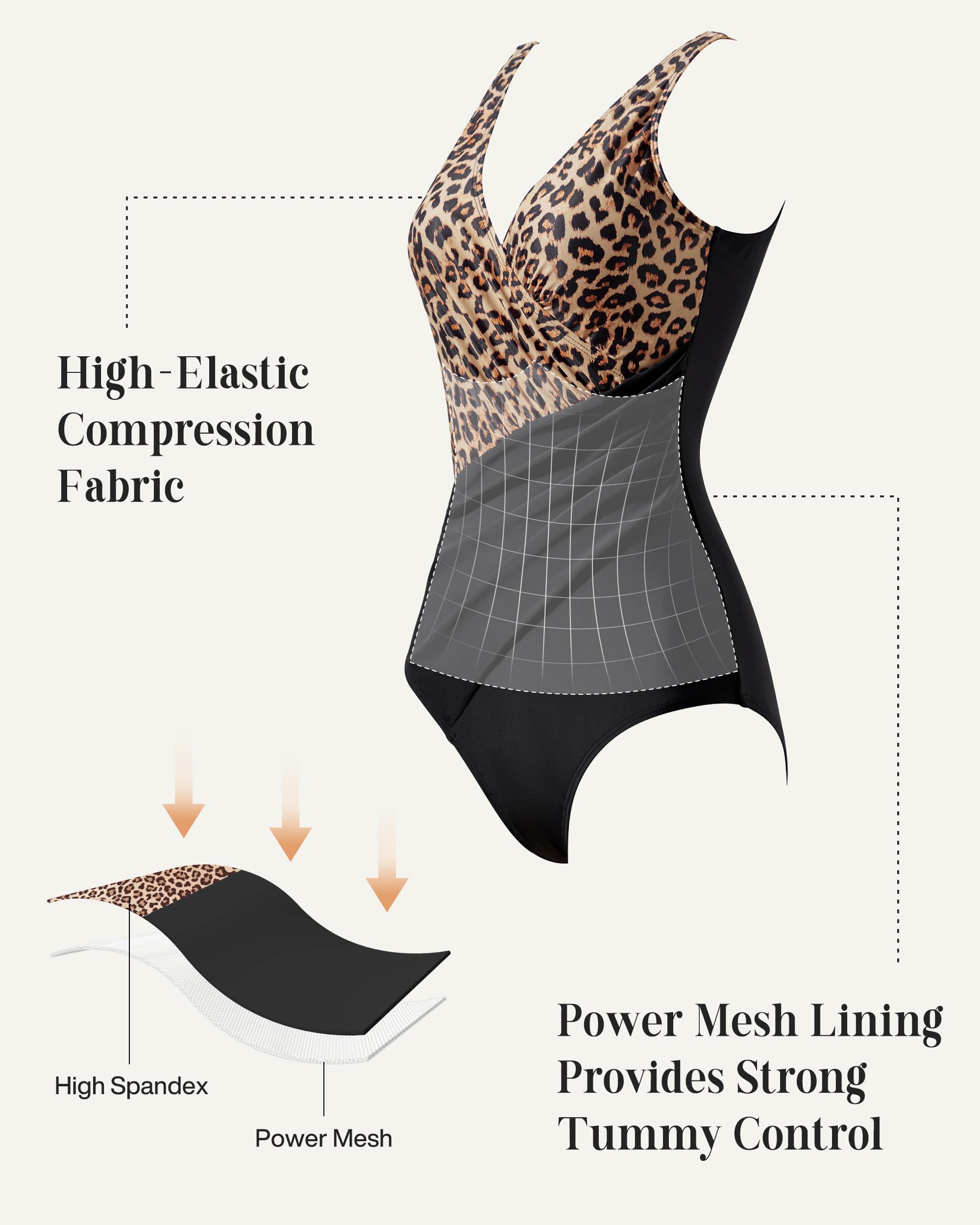DOULAFASS Shape Traje de baño para Mujer, con Espalda en U, Cuello en V, Sexy, bañador Adelgazante