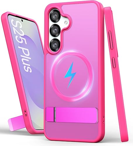 Miniatura 36 de Funda para Samsung Galaxy S25 Edge, compatible con MagSafe y soporte integrado, probada contra caídas de grado militar, mate, resistente, a prueba