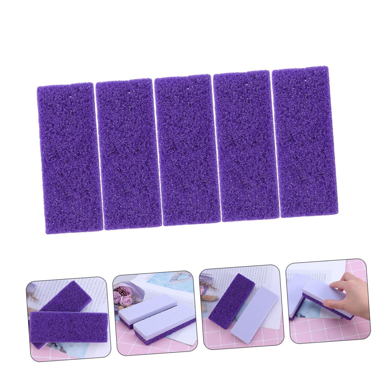FRCOLOR 25pezzi Pedicure Rimuovi La Morta Callosità Facilità Per Trattamenti Del Design e Riutilizzabile