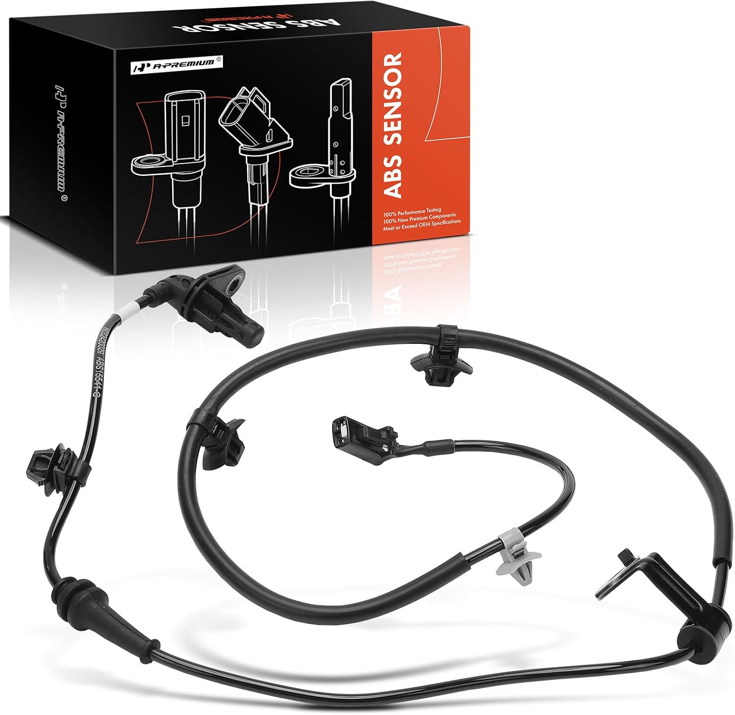 A-Premium ABS Wheel Speed Sensor Compatible with Kia Models - Sedona 2015-2021 - Front Left Driver Side, Replace# 95670A9000