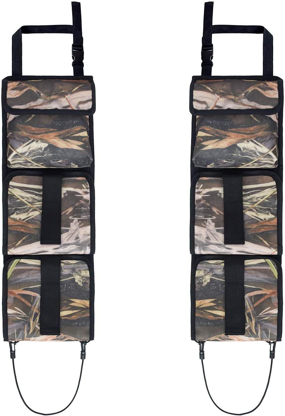 BITEXPRESS Seat Back Gun Rack, Camo Backseat Gun Sling Bag with Storage for Car Jeep Pickup Truck SUV Tote 2 Long Guns, Outdoor Camouflage Safety Carrying Organizer Holder for Hunting Rifles Shotgun : Sports & Outdoors