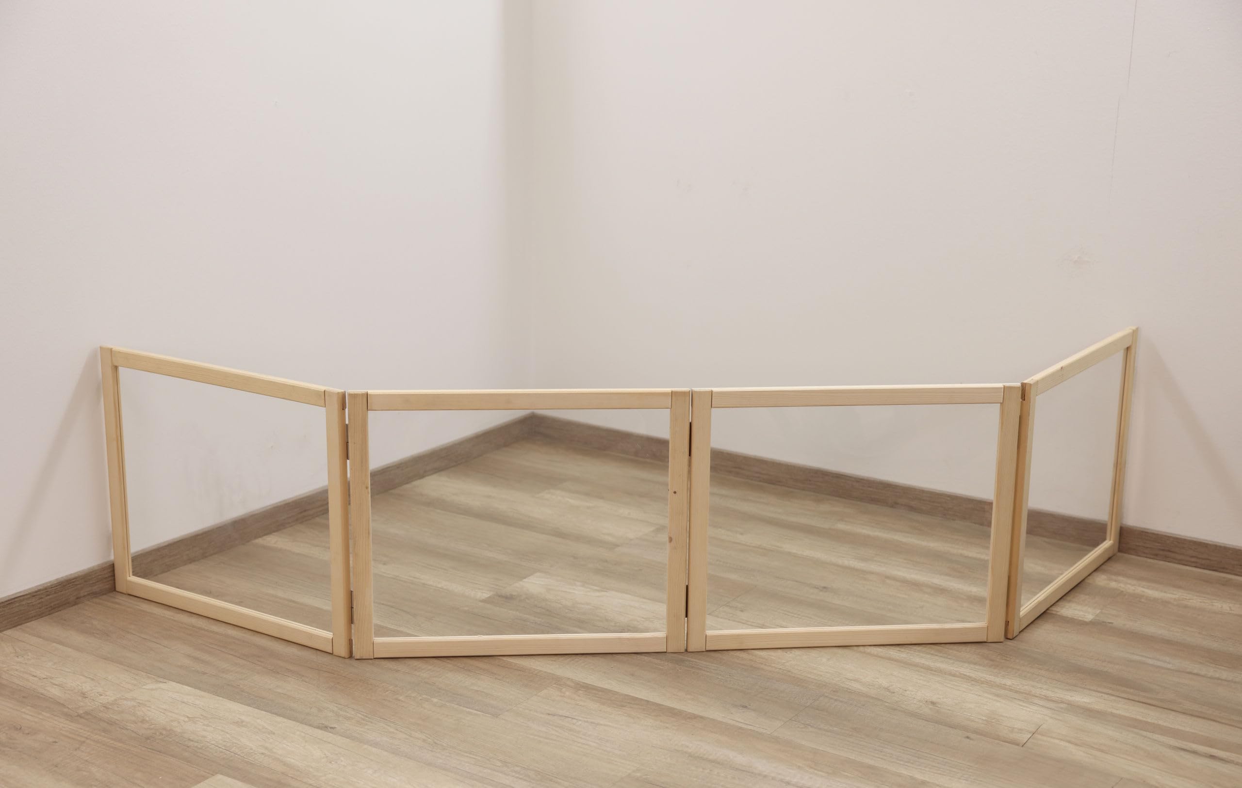 Kerbl Pet Indoor Raumteiler-Kleintierauslauf, Gehege, Indoor-Gehege, 4 Elemente á 58x48cm, Kaninchen, Meerschweinchen, einfach zu versetzen