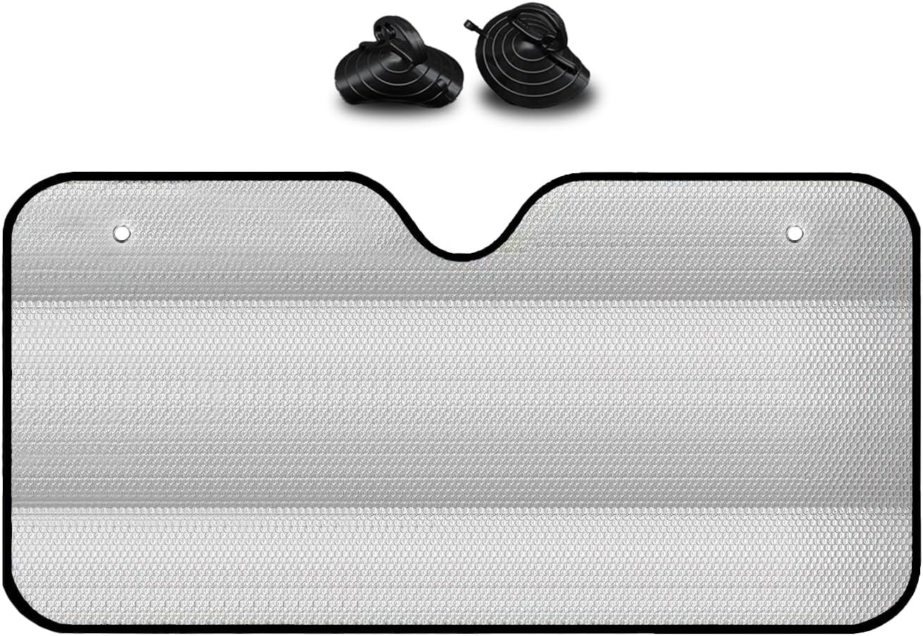 Car Front/Rear Foldable Silver Foil Sunshade UV Protection Curtain Film Windshield for Chevrolet Tavera