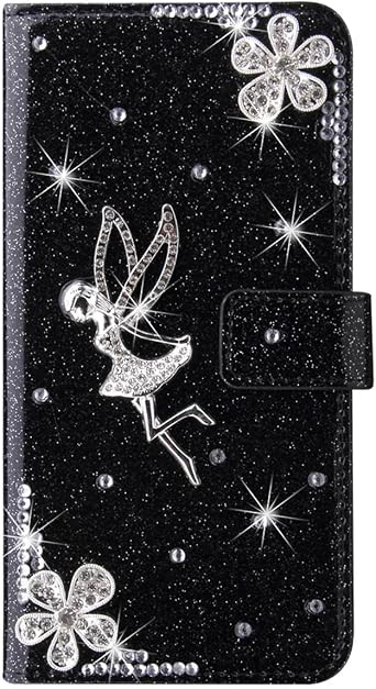XYX Wallet Case for iPhone 15 Pro 6.1 Inch, Black