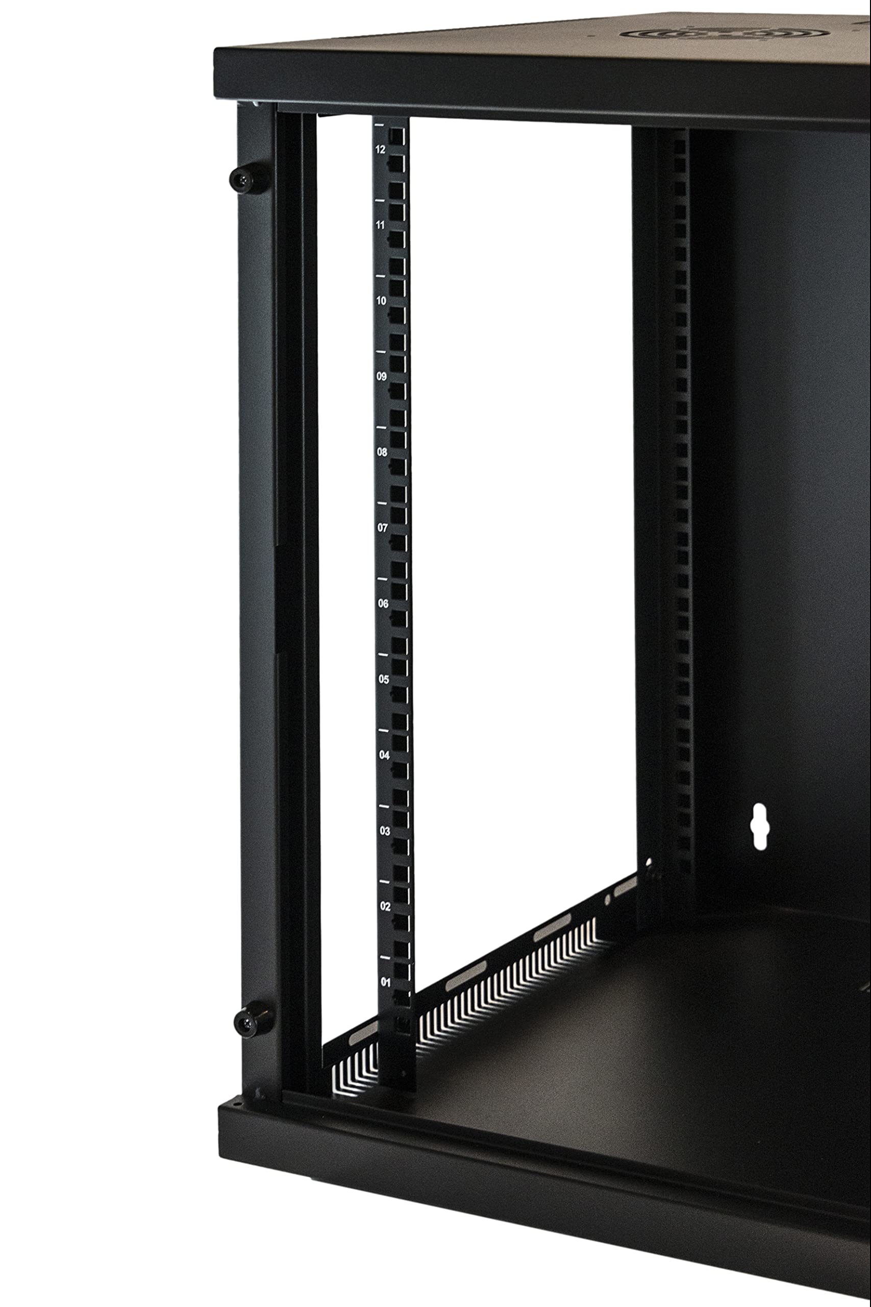 Link LK1912U66N Armadio Rack 19" 12 Unità da Muro 620X 540 X Profondità 600 mm, Nero