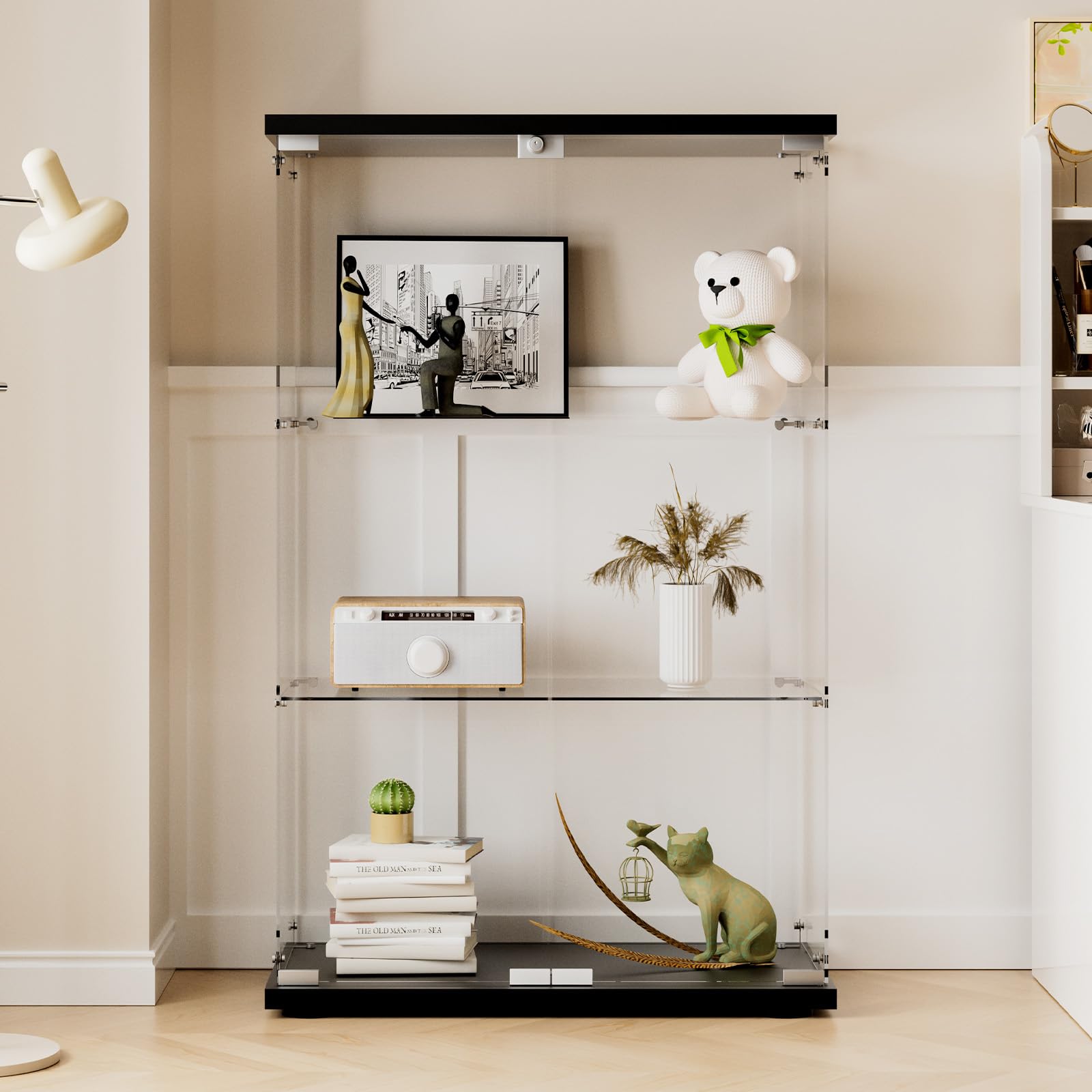 AUFHELLEN Glasvitrine Standvitrine