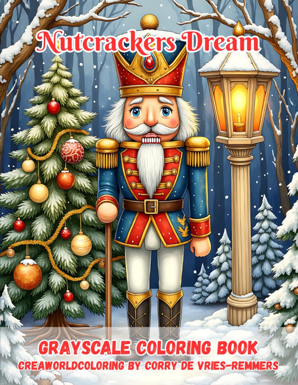 Nutcrackers Dream: A Festive Coloring Journey Filled With Charming and Funny Nutcracker Characters