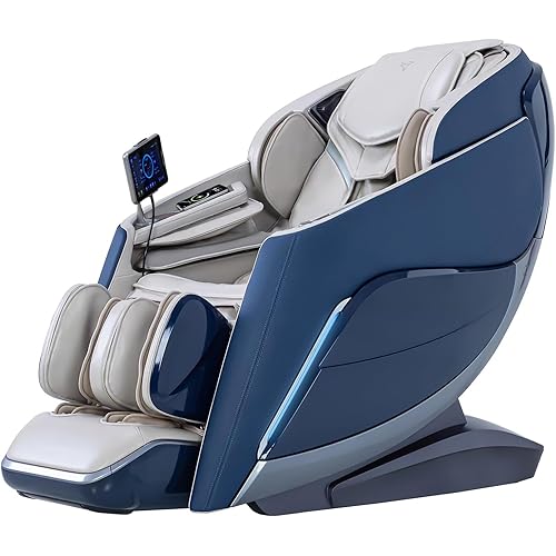 Alfine A710 pro 4D Massage Chair Full Body Zero Gravity Recliner with SL Track，shiatsu Back Massager with Heat, Health Detection, APP Control and Electric Calfrest Extension