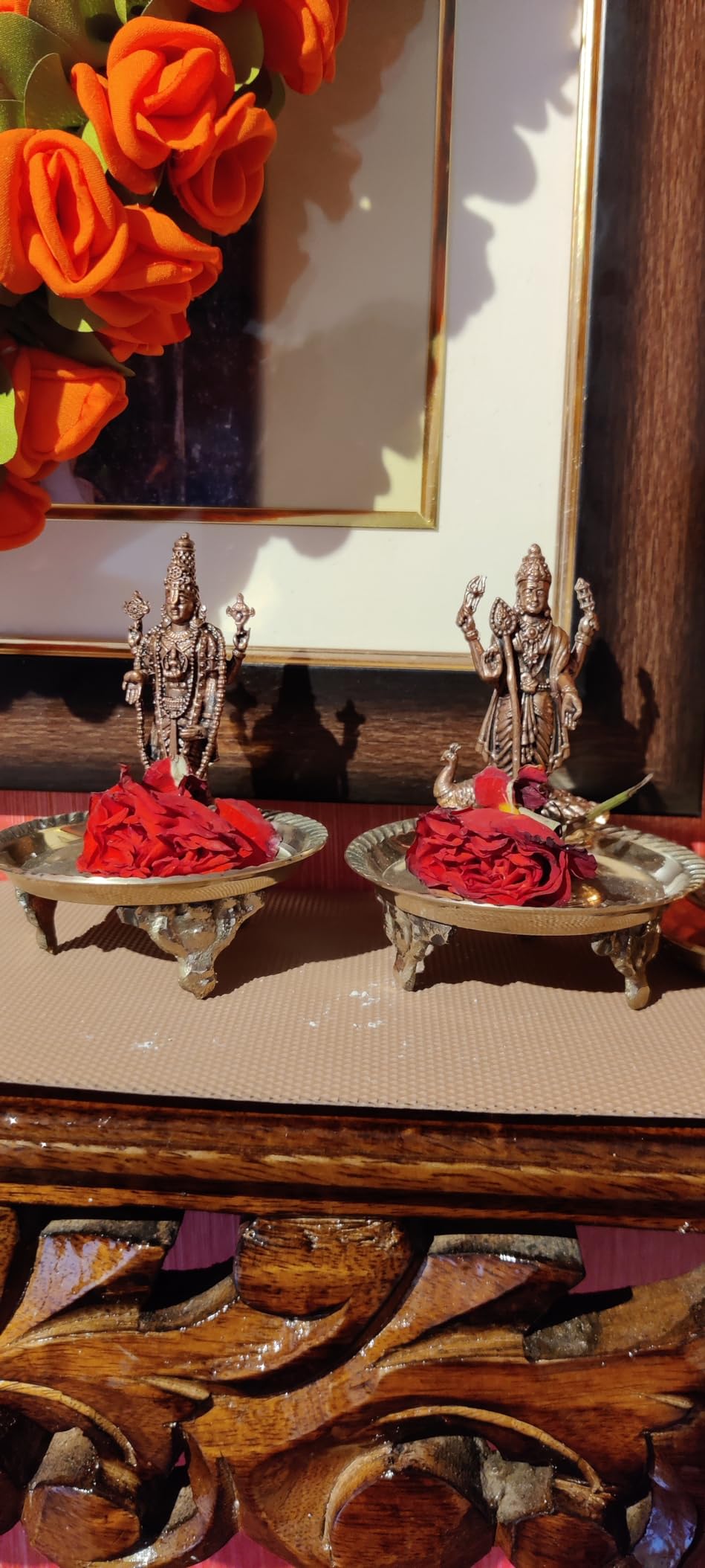 Buy RAMA METAL Copper Balaji Statue Online at Low Prices in India ...