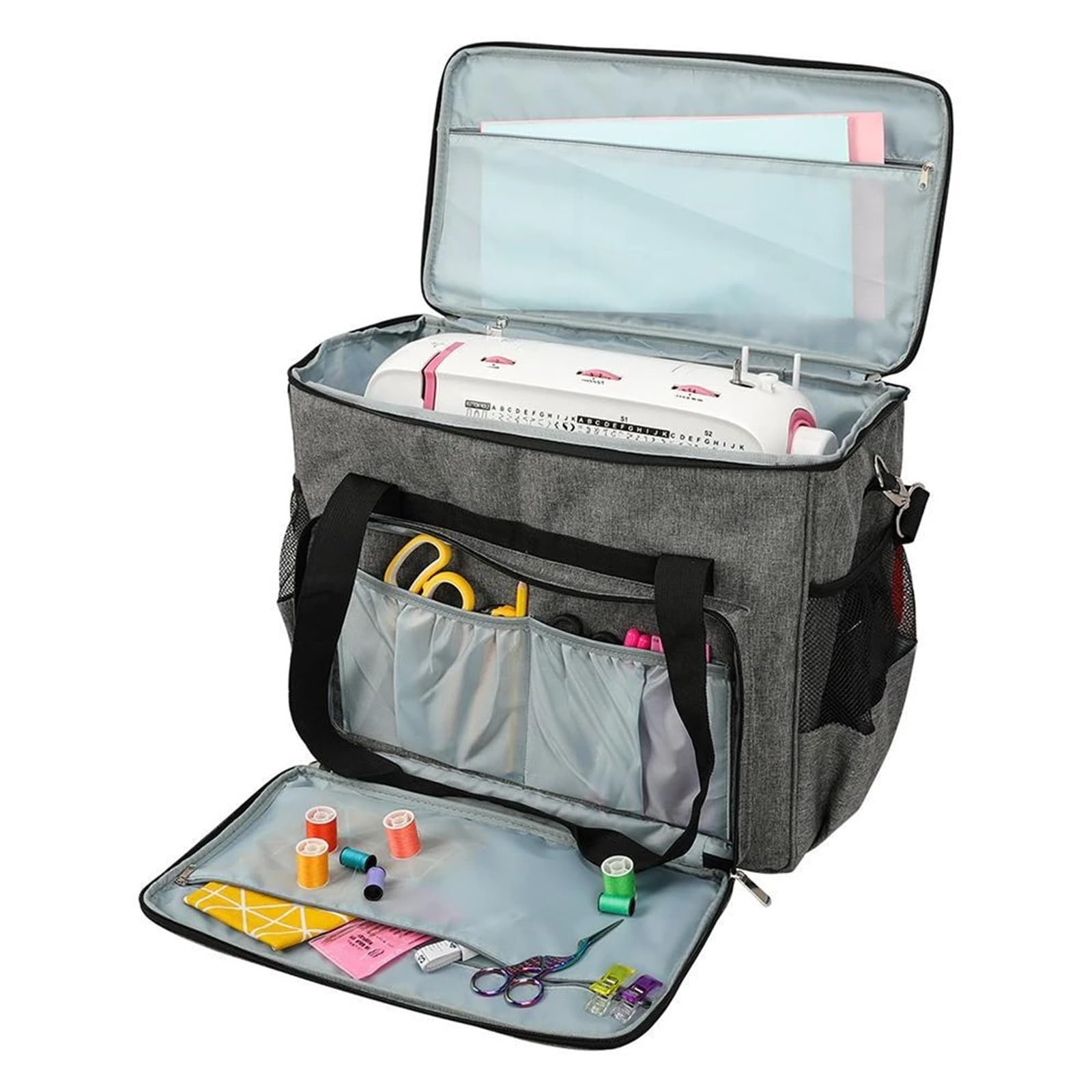 Bolsa para Máquina De Coser Estuche for máquina de Coser, Bolsa Viaje for y Accesorios, Fundas for for la mayoría los estándares(Purple)