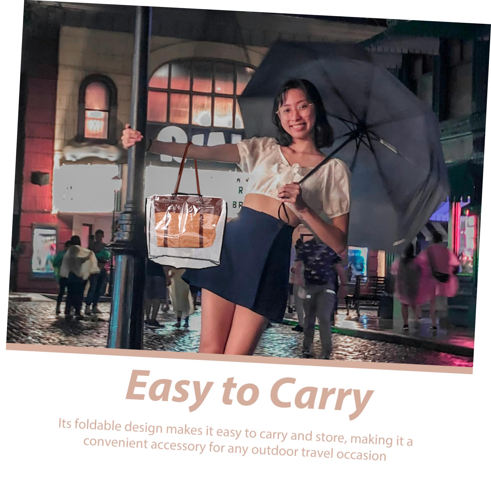 para Bolsos de Mano Protector de Lluvia Accesorio de Viaje para Actividades Diseño Elegante y Duradero para Senderismo y Camping