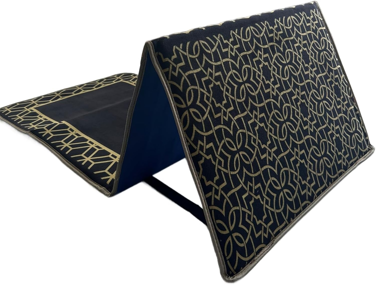 Back Support Prayer Mat Muslim Rug Islamic - Prayer Rug Sajadah for Men Women for Eid Travel Ramadan, Masjid, Soft and Luxury