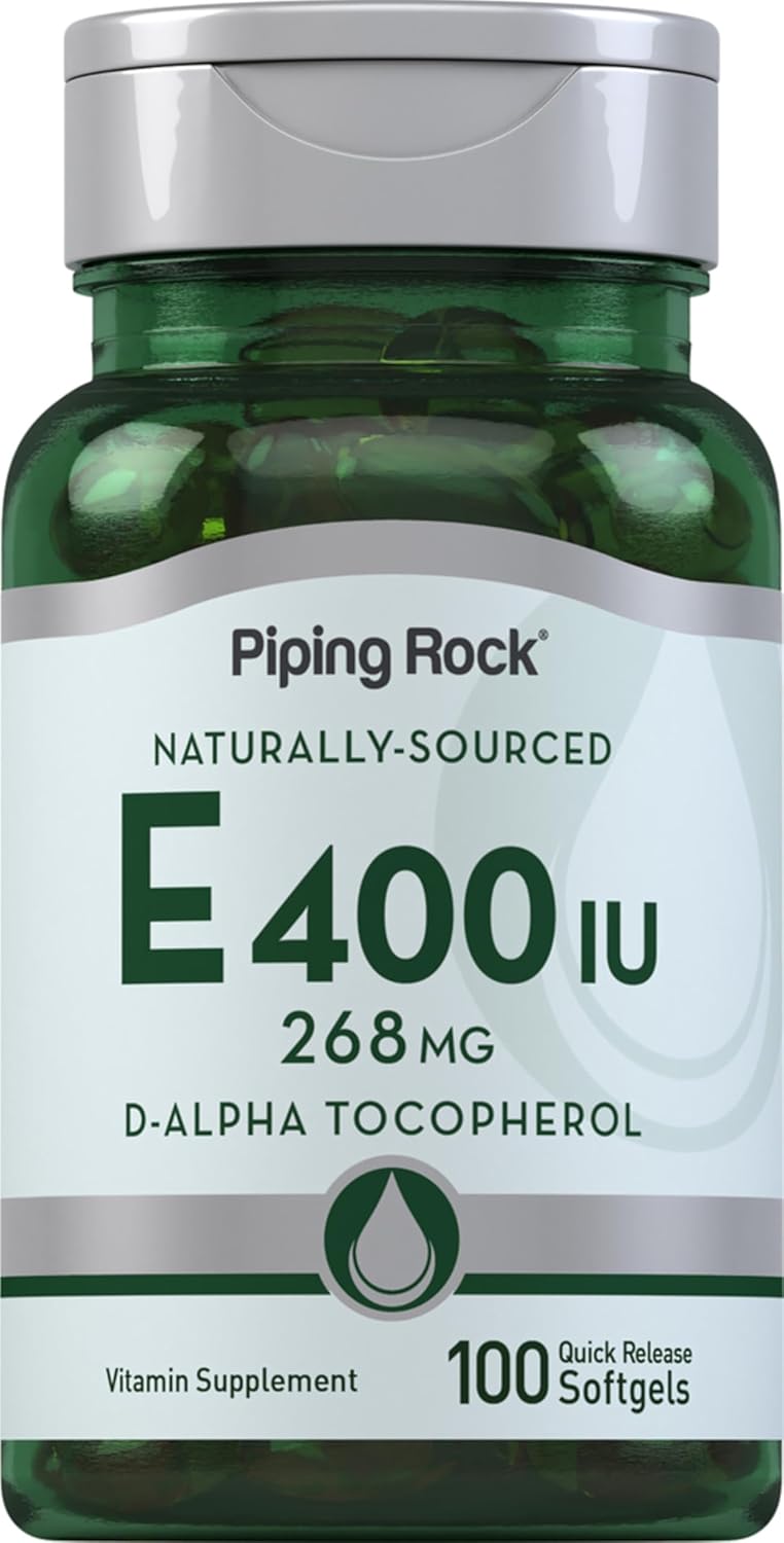Piping Rock Vitamin E 400 IU Softgels | 268mg...