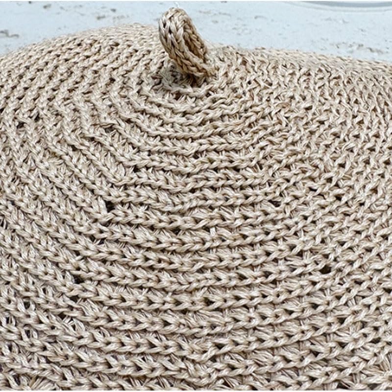 Woven Outdoor Shopping Bud Hat for Ladies Versatile Painter Hats