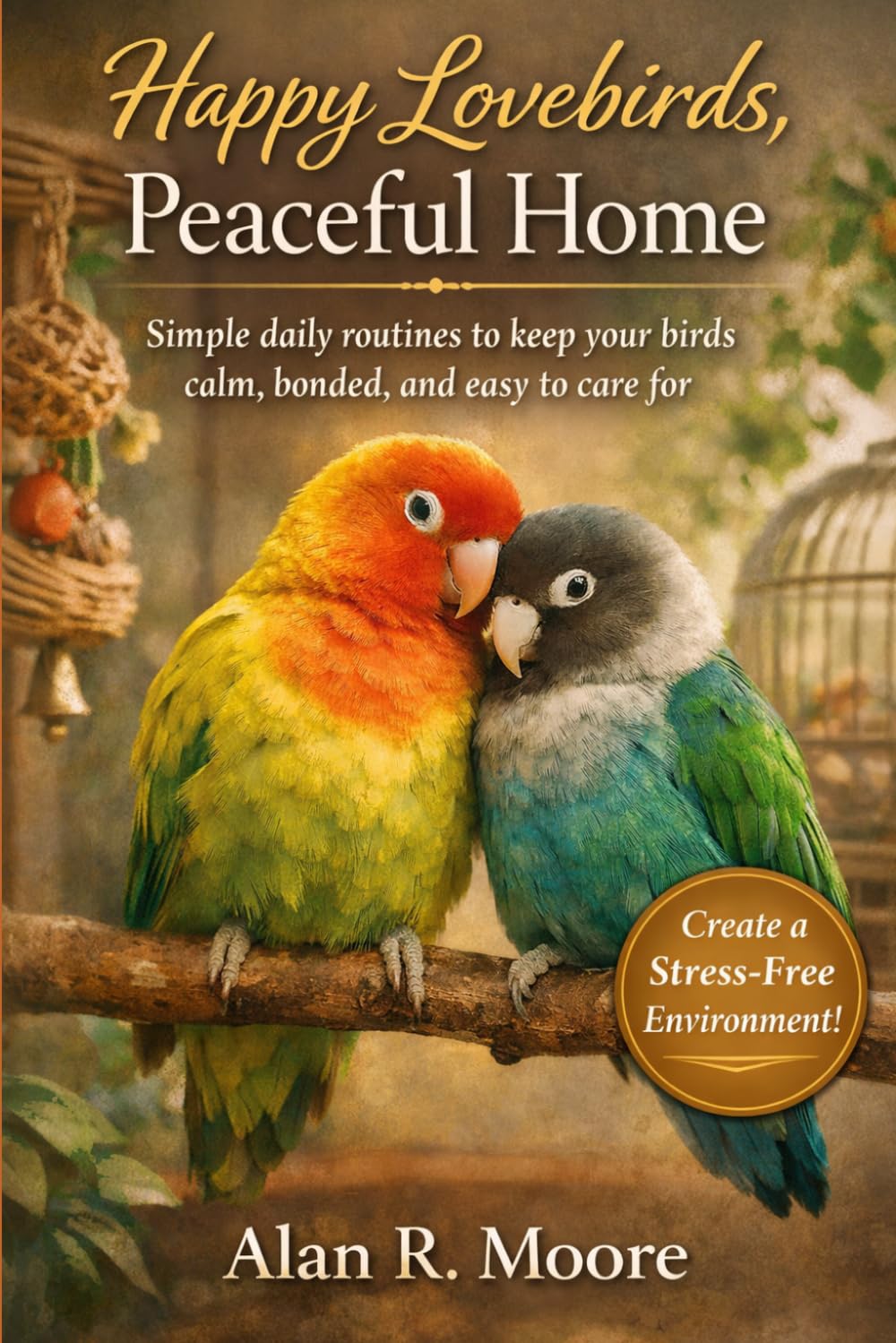 Happy Lovebirds, Peaceful Home: Simple daily routines to keep your birds calm, bonded, and easy to care for