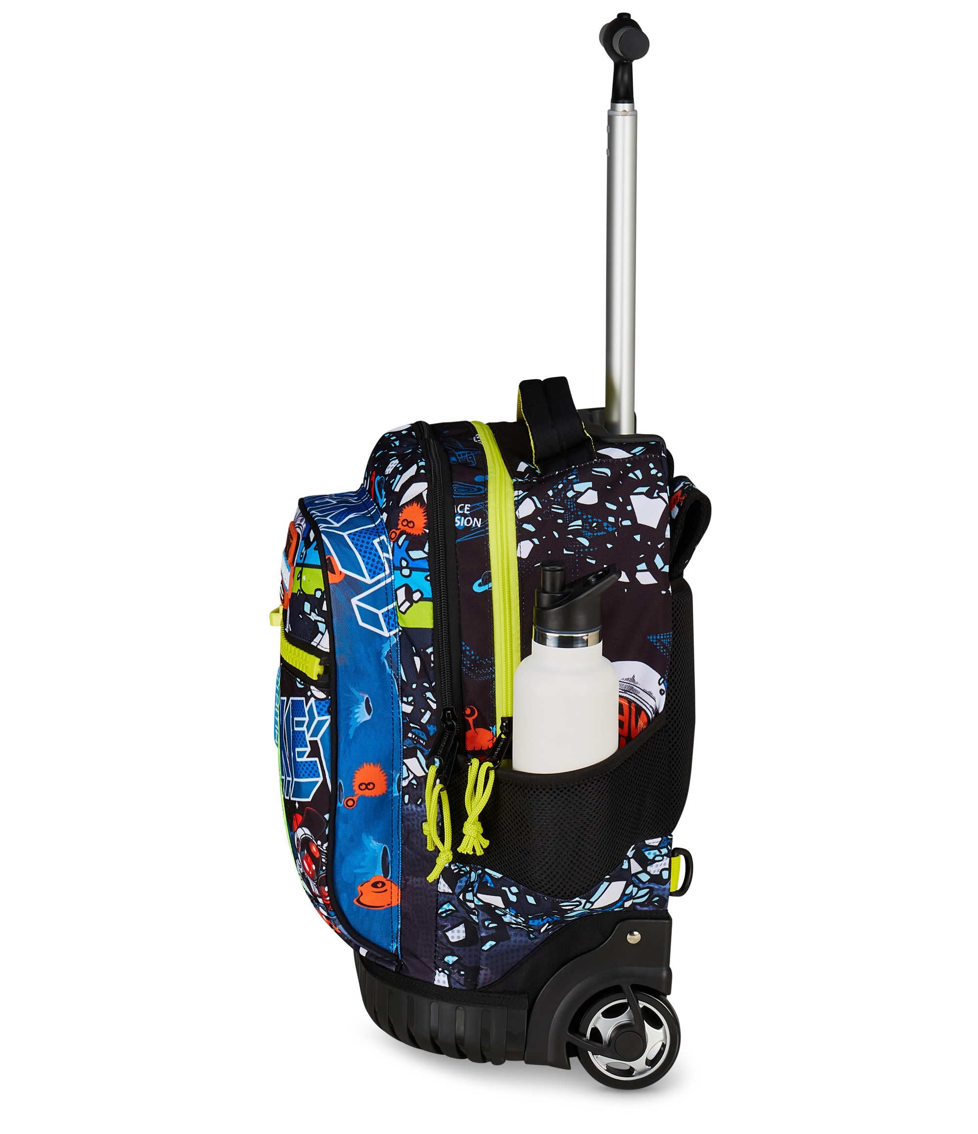 Mitama Trolley Run Extra DISCO SPACE, 33 Lt, Tasche multifunzione, Spallacci uso zaino, Per bambini, scuola elementare e media, Tempo libero e viaggi