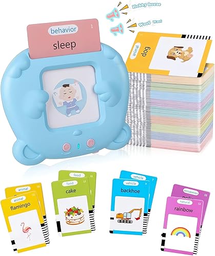 Miniatura 1 de 510 tarjetas didácticas que hablan con palabras visuales para niños pequeños, juguete de habla de bolsillo para niños, juguetes Montessori de