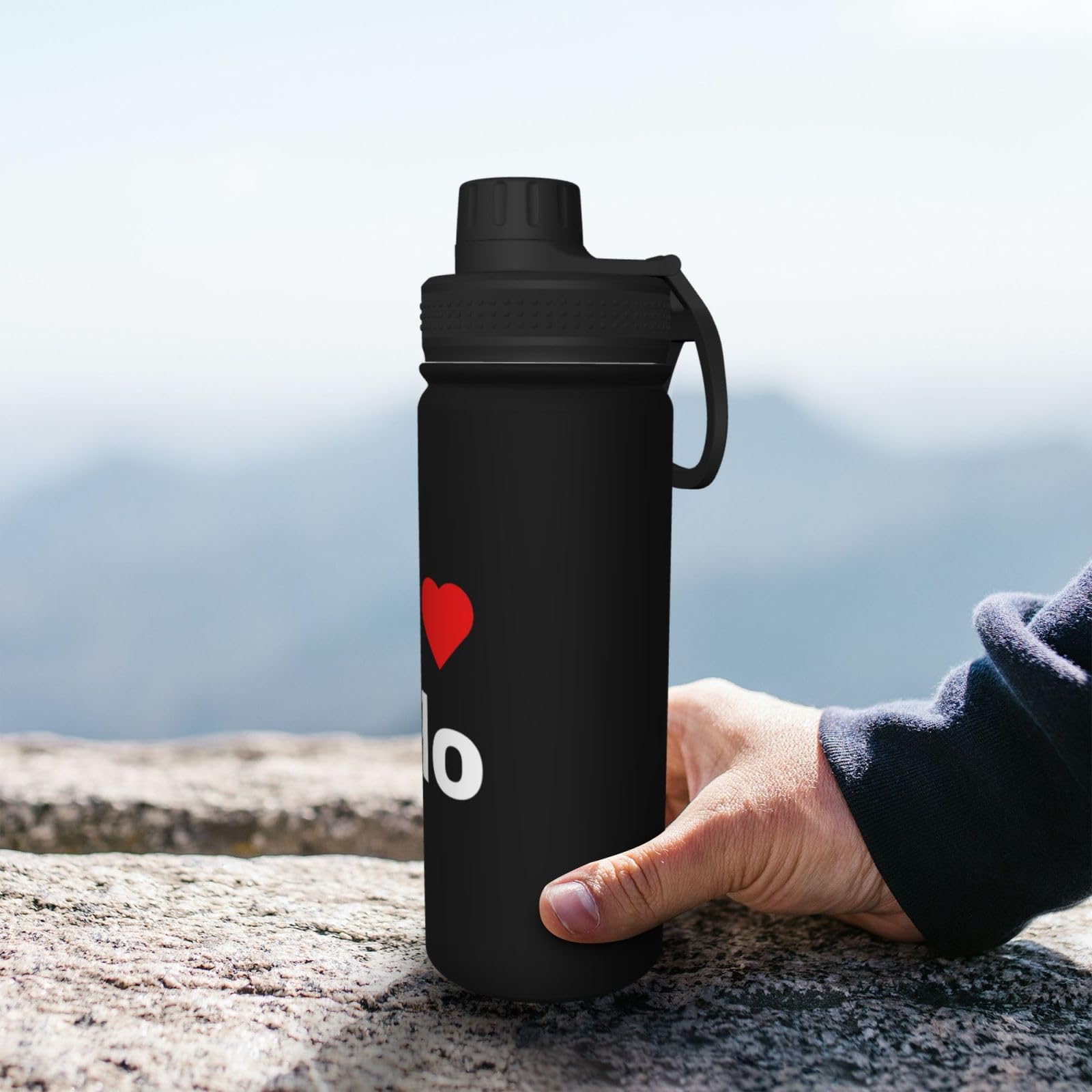 Amazon.com: ZKLCRYTR I Love Alo Water Bottle 18OZ Stainless Steel