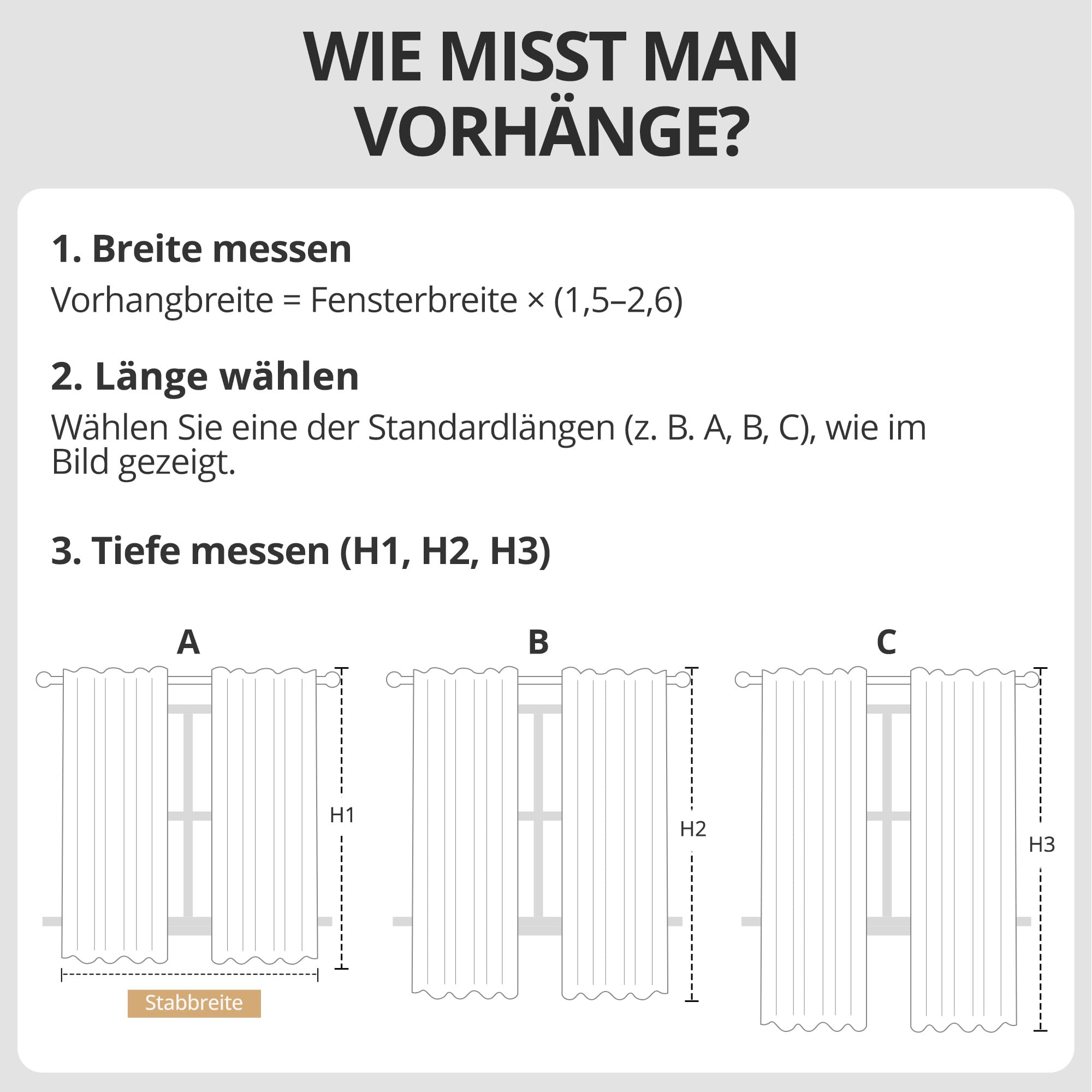 Tende oscuranti al 100% con passanti nascosti, effetto lino, set di 2 tende oscuranti con passanti per asta, per camera da letto o soggiorno, 260 x 140 cm (altezza x larghezza), beige