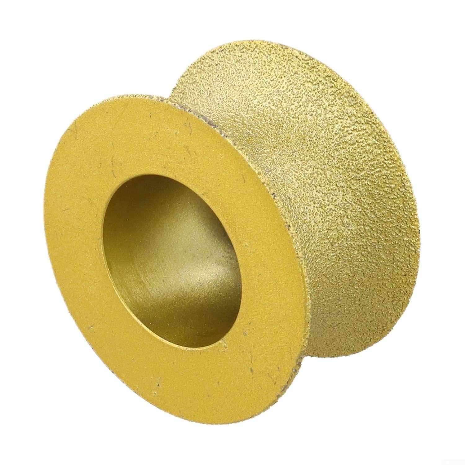 Dry Vacuum Brazed Profile Grinding Wheel 3 Inch for 100mm Angle Grinder, Bullnose For Edge Disc for Marble Granite Quartz Stone Concrete Wall Floor Flattening Wet Dry Use(15mm)