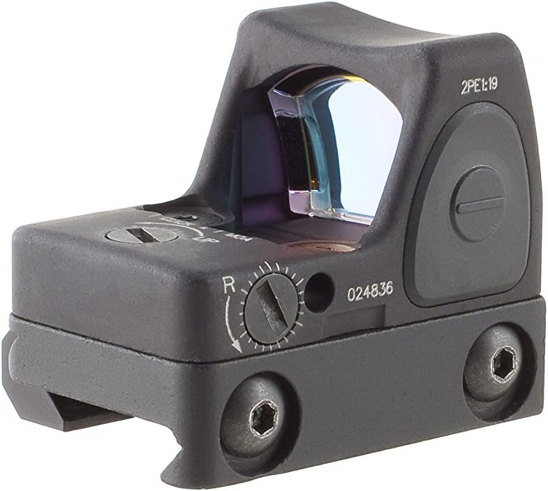Trijicon RMR/Adjustable LED RMR Type 2 1.0 MOA Adjustable LED Red Dot Sight with RM33 Low Picatinny Rail Mount