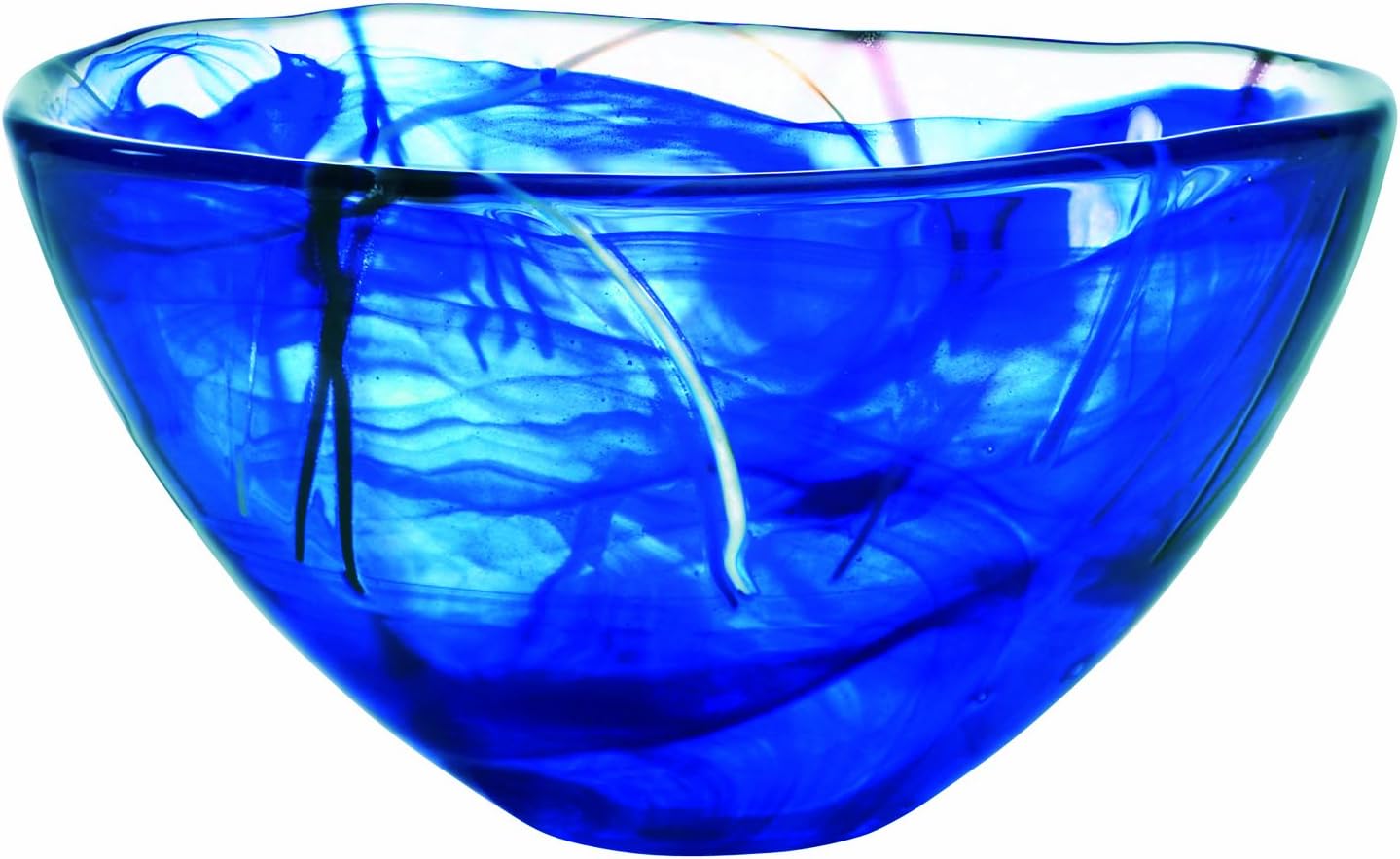 Kosta BodaContrast Bowl, Blue, Medium