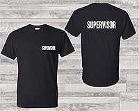 Vista 2 de SEC Apparel Supervisor Hierro En Parches De Vinilo Adhesivos Transferencias Apliques Letras Para Camisetas Tela Ropa Líder