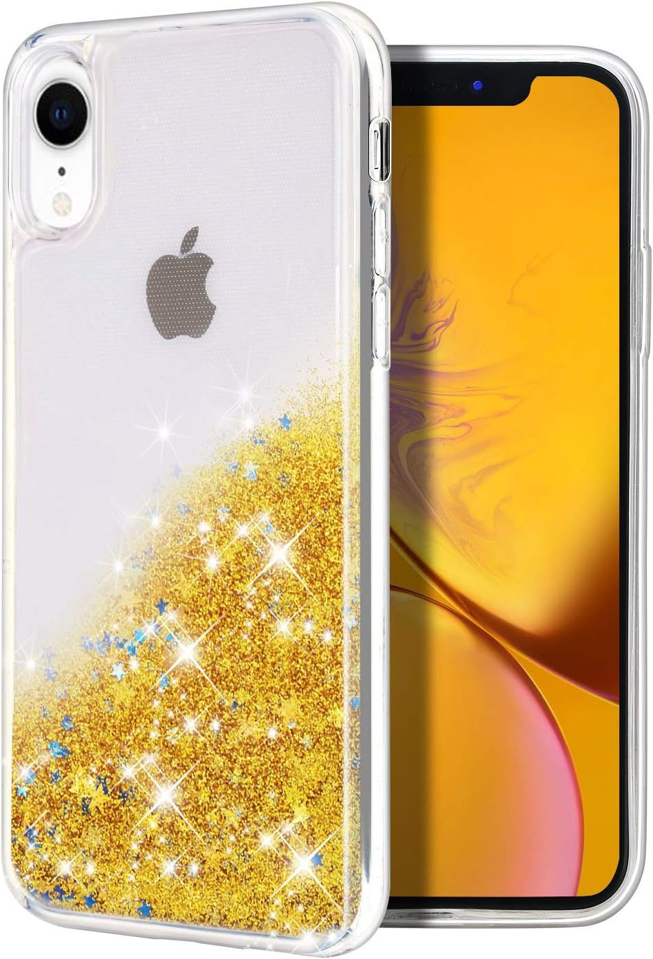 WORLDMOM for iPhone XR Case, Double layer Design Bling