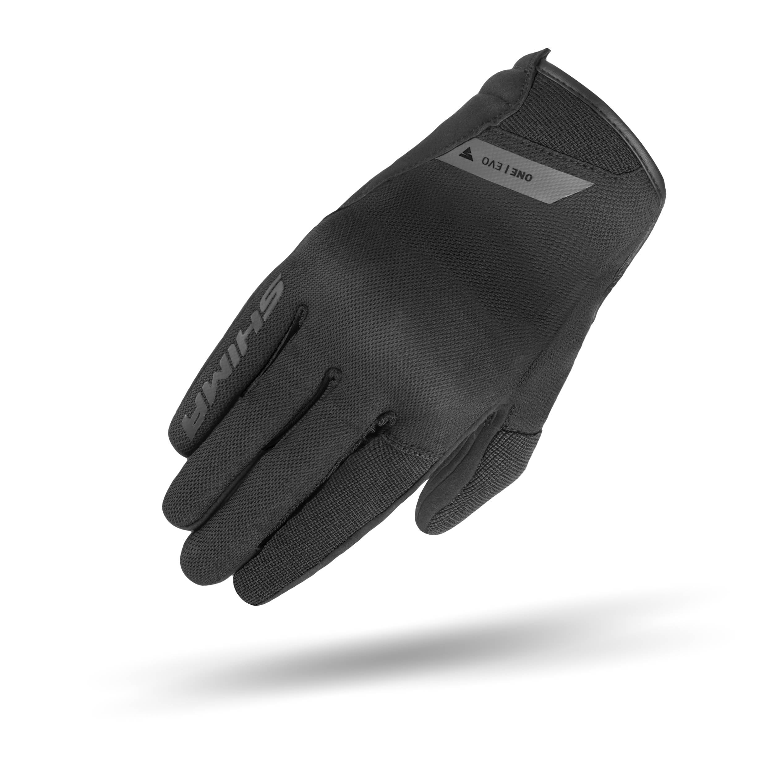 SHIMA ONE EVO Motorbike Gloves Men Textile Short Summer Biker Armoured Protectors Motorcycle Perforated Ventilated Reinforced Motorsport Glove Lightweight Motocross Motorbikes (Mens, Black, S)