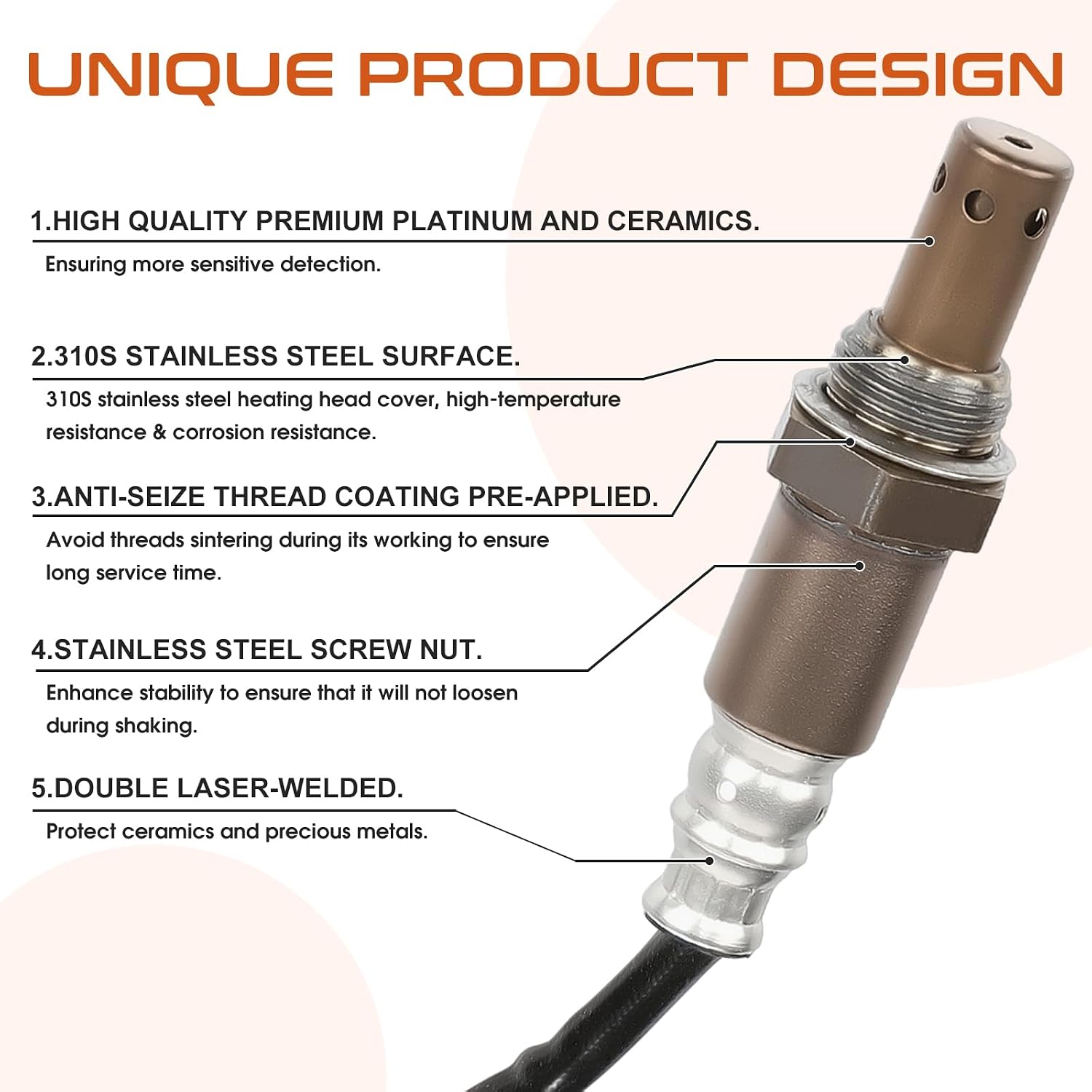 234-9041 Air Fuel Ratio Upstream O2 Oxygen Sensor Fit for Toyota 2003-2011 Camry 2001-2003 Highlander 2004-2008 Fit for Rav4 Solara Fit for Lexus 2007-2011 RX350 2010 RX450h 2007 ES350# 89467-06030
