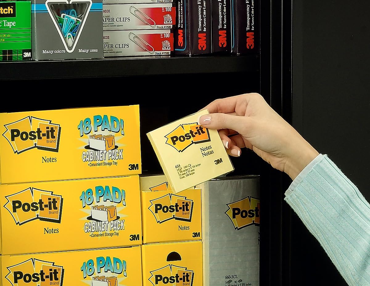 MMM65418CP - Post-it Cabinet Pack, Foglietti