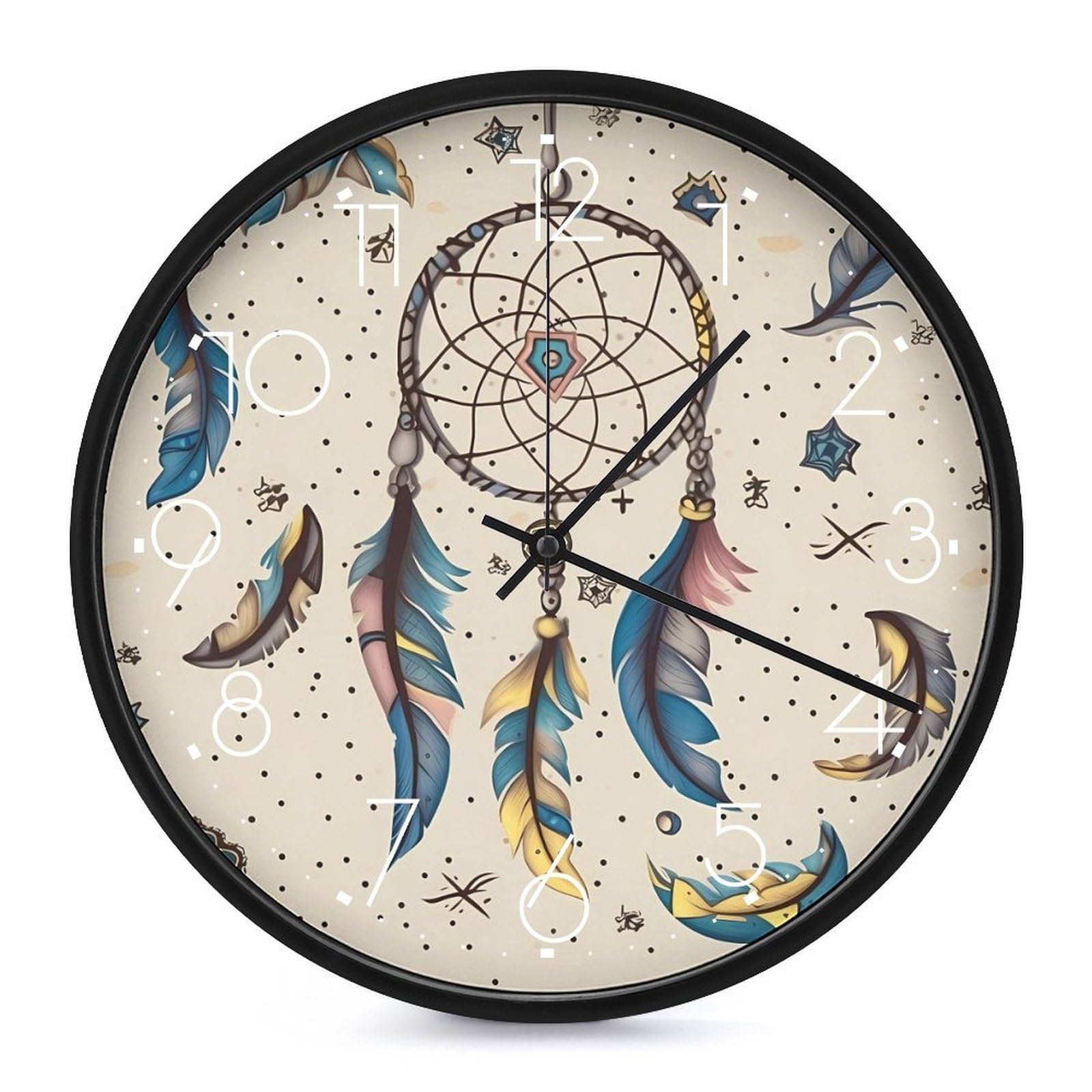 Horloge murale de cuisine lisible et précise à suspendre au mur