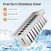 Vista 3 de Kit de moldes de paletas de hielo de acero inoxidable, moldes de acero inoxidable, soporte para palitos de helado de paletas de hielo + cepillo