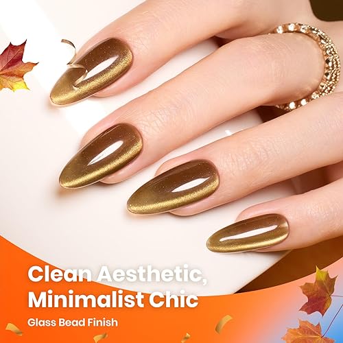 Miniatura 10 de Beetles - Kit de esmalte de uñas de gel holográfico con purpurina de ojo de gato con imán, serie Romantic Galaxy Series Soak Off, UV LED, juego de