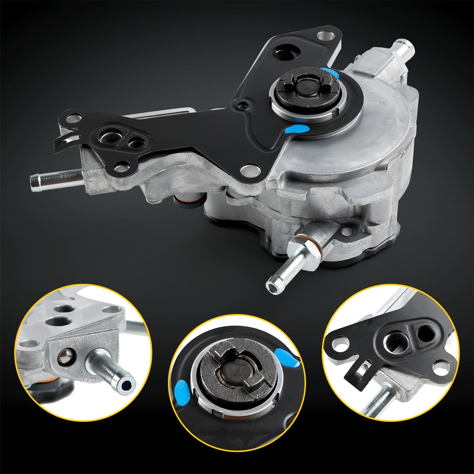 Pompe à vide 038145209Q - Système de freinage Pompe à vide essence Convient pour VW, pour Skoda, pour Seat, pour Ford, pour Audi, pour Passat 1.4 1.9 2.0 TDI 038145209A, 038145209E