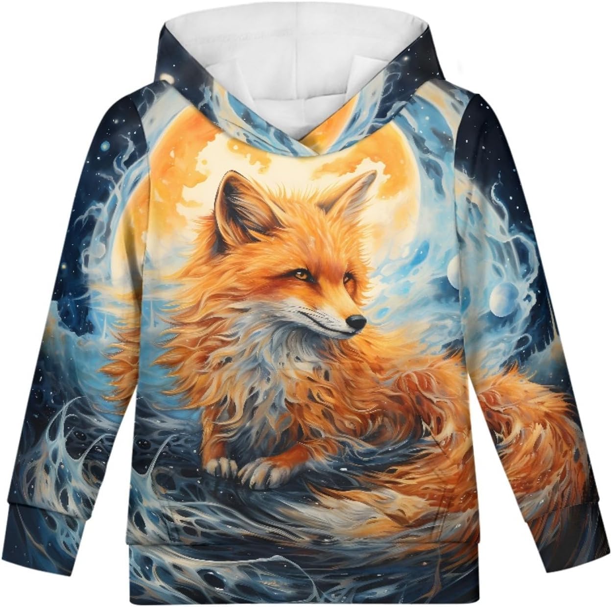 Teen Boys Girls Novelty Animal Galaxy Hoodies Sweatshirts Pullover