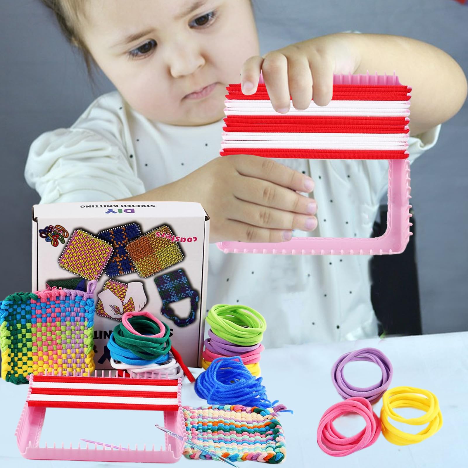 Craft Loops For Potholder Kit Potholder Weaving Loops Refill Kit ...