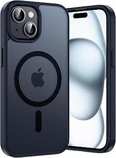 Opkiegrn Cover Magnetica iPhone 13/14 / 15 / 16e, Compatibile con MagSafe, Protezione Antiurto di Livello Militare, Custod...