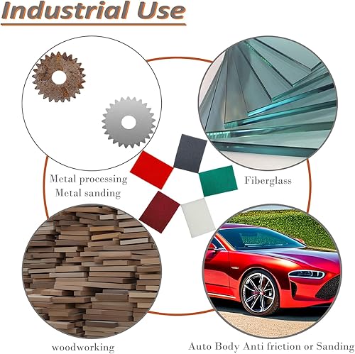 Miniatura 6 de Paquete de 15 almohadillas de mano de 6 x 9 pulgadas, gruesas, medianas, finas, superfinas, 5 diferentes especificaciones, surtido de almohadillas