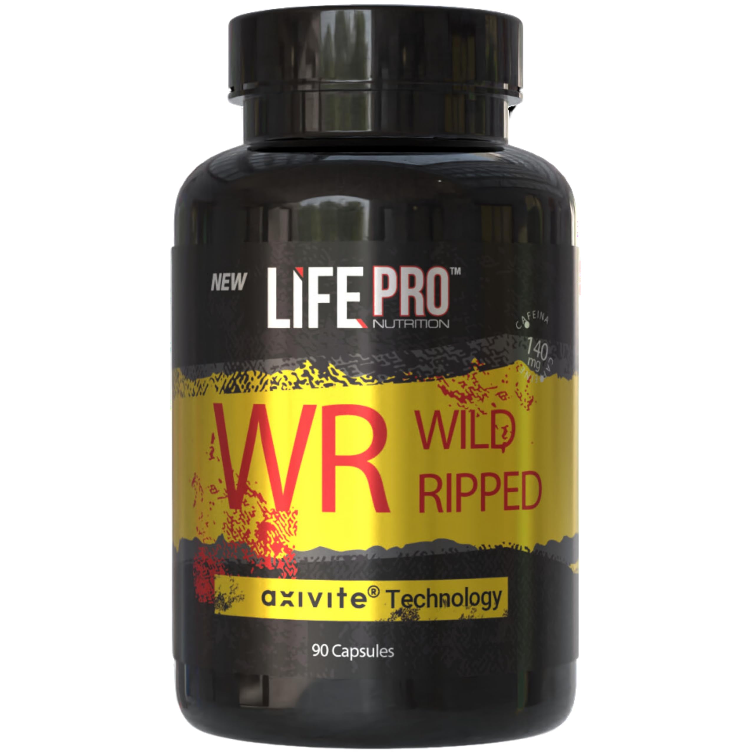 Life Pro Wild Ripped | Complemento Alimenticio con Naranja Amarga y Té Verde | Apoyo al Control de Peso y Metabolismo | Energía y Bienestar Diario | 45-​90 días