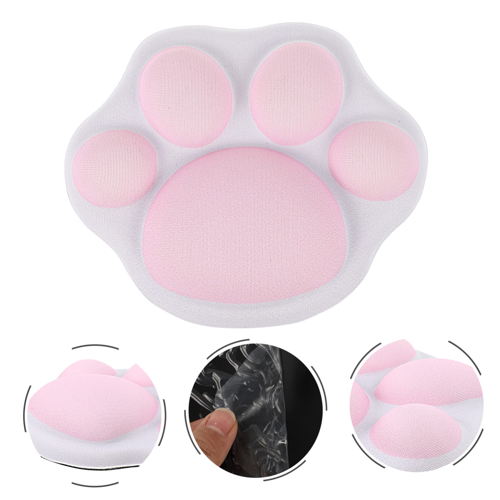 4 Pezzi Mouse Poggiapolsi Pad Desktop Pad Laptop Pad Zampa Di Gatto Poggiapolsi Pad Per Laptop Polso Mouse Pad Tastiera Pad Zampa Di Gatto Polsino Pad Computer Pad Pad Ergonomico