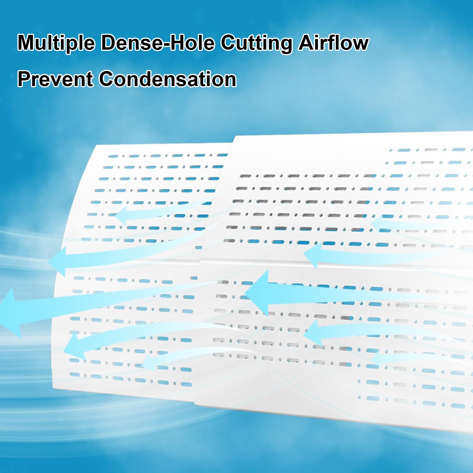 Set di 4 Deflettore Condizionatore a Soffitto, Deflettori per Condizionatori Regolabili, Anti-Flusso D'aria Diretto, Estensibili da 50 a 70 cm, Installazione a Clip