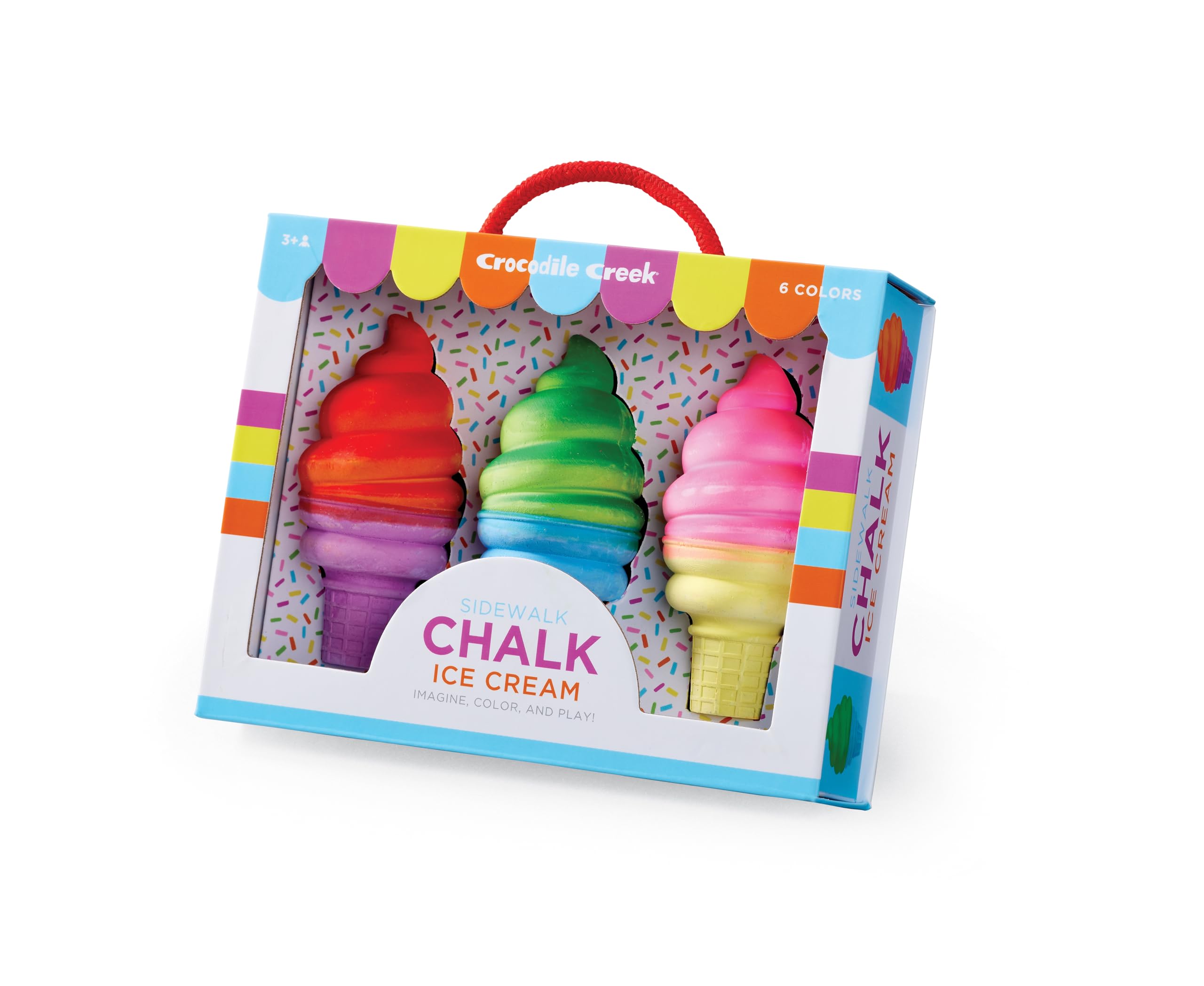 Amazon.com: Crocodile Creek Sidewalk Chalk - Outside Art Set for